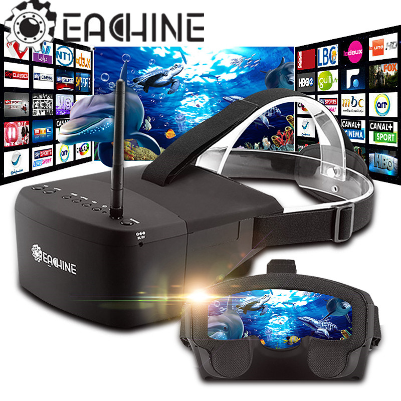 Eachine EV800 5 polegadas 800x - Skyzone Sky04O Pro Fpv Goggles avaliação e preço